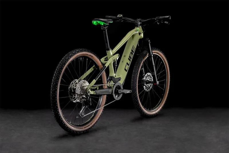 cube electric bike green