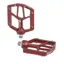 XLC M14 9/16 Flat Mountain Bike Pedals in Red 