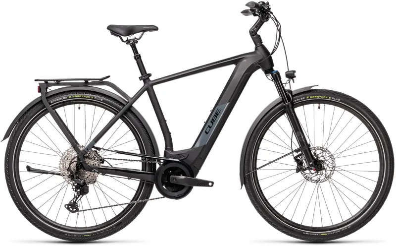Cube Kathmandu Hybrid Exc 625 Electric Bike Black/Grey