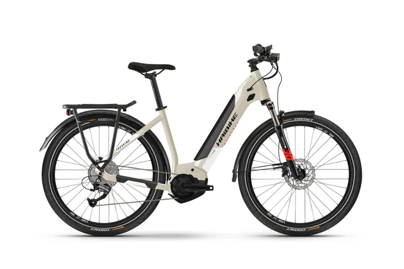 2021 Haibike Trekking 4 500Wh Lowstep Electric Hybrid Bike