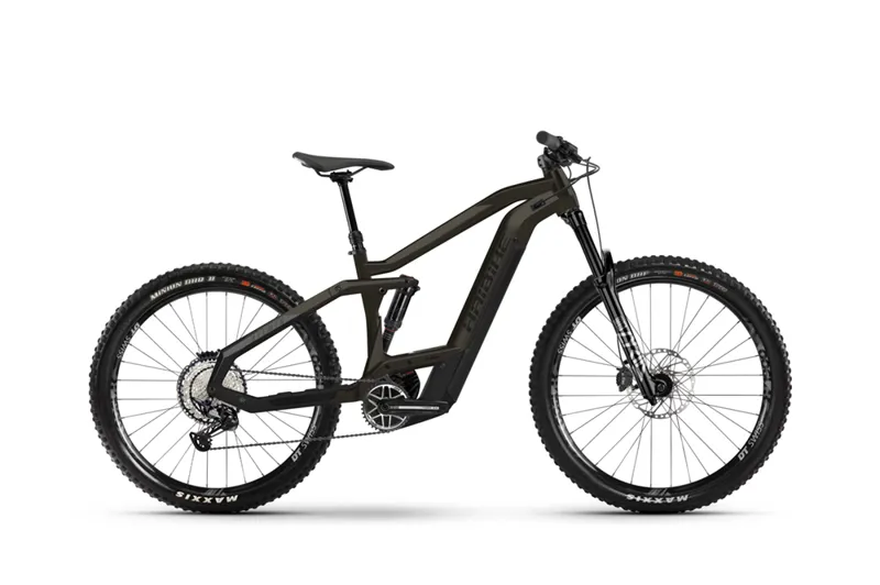 Full-Suspension Haibike in Black