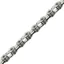 Taya Nove-91 9-speed 116-link Chain in Silver