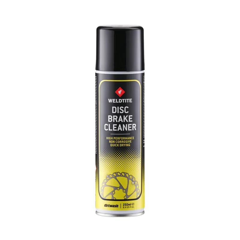 Weldtite Dirtwash Disc Brake Cleaner Aerosol Spray in Black