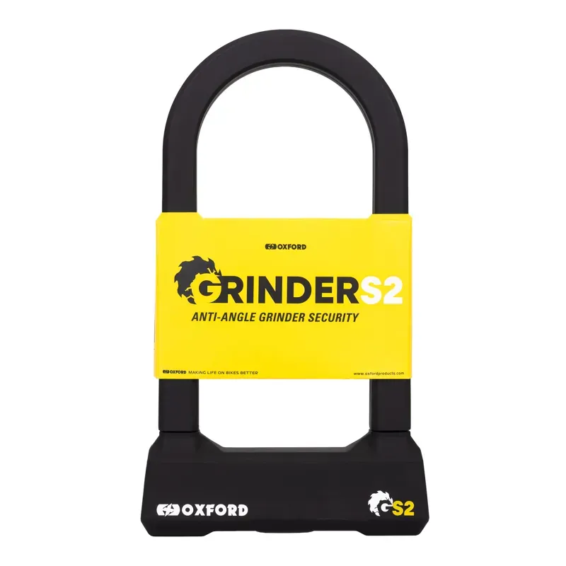 Oxford Grinder S2 320mm U-Lock in Black/Yellow