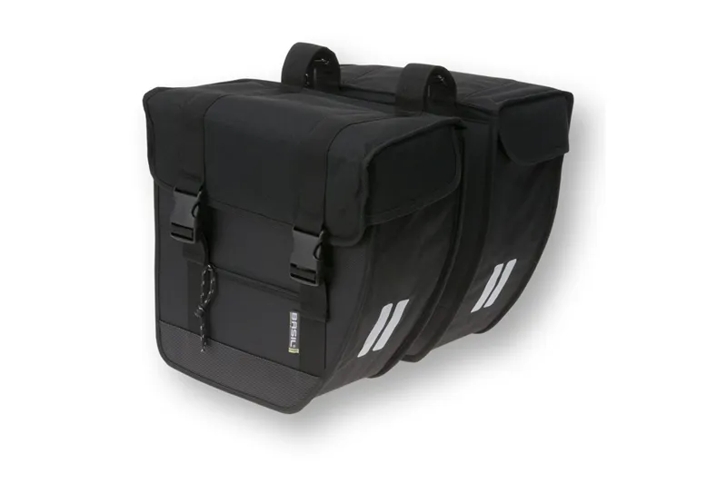 Basil Tour Double Bag 40L Black X-Large
