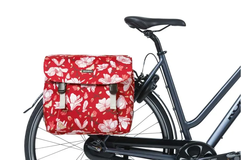 Basil magnolia double pannier bag best sale