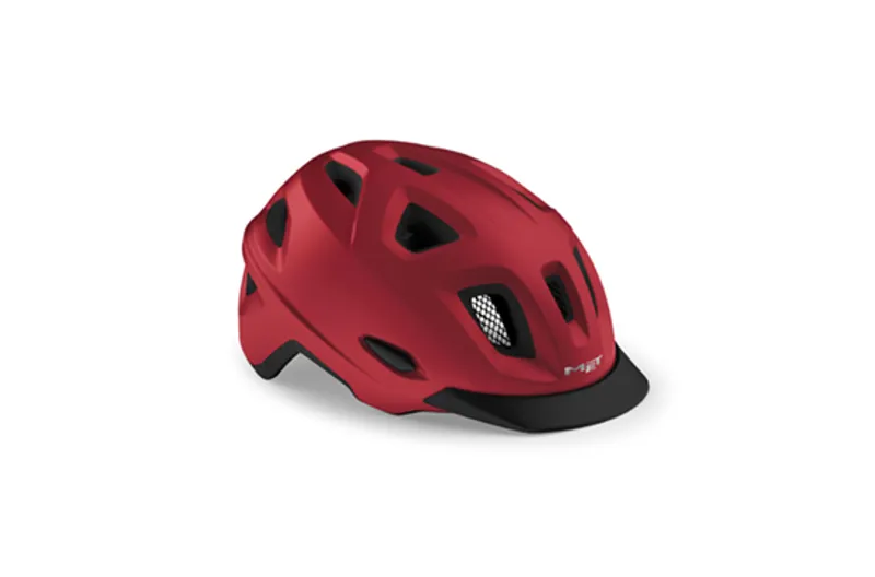 Mobilite Leisure Bicycle Cycle Bike Helmet Red