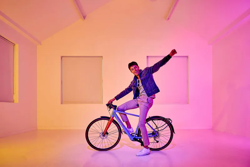 Raleigh Trace Electric Bike Crossbar Copper-4