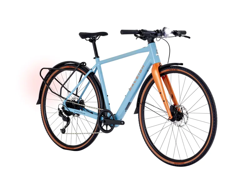 Raleigh Trace Electric Bike Crossbar Grey/Blue-2