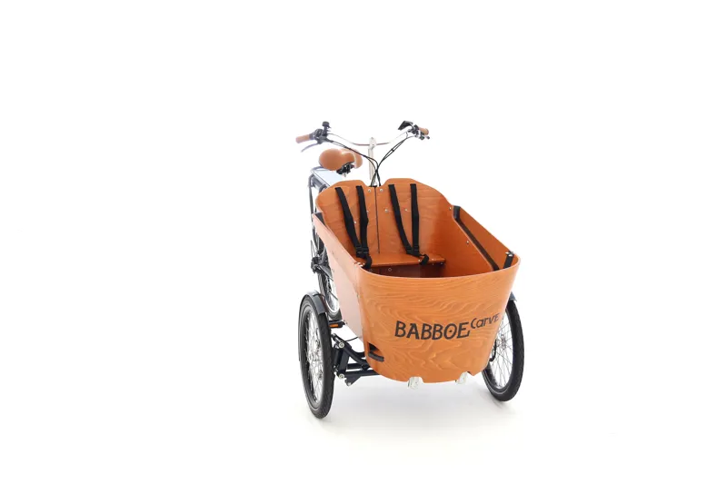 2020 Babboe CarveE Electric Cargo Trike Wood