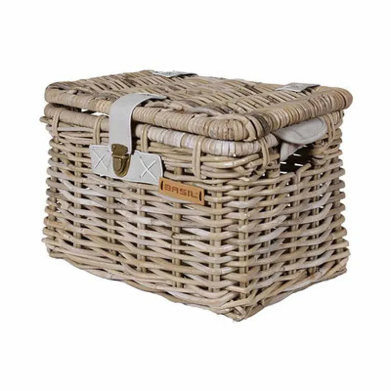 Basil Denton Front Basket in Grey