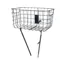 Basil Robin Bicycle Basket in Silver