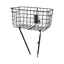 Basil Robin Bicycle Basket in Black 