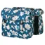 Basil Magnolia Double Rear Bicycle Bag in Blue