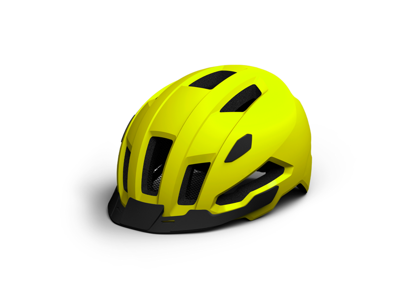 Cube Evoy Hybrid All Terrain Cycling Helmet in Yellow