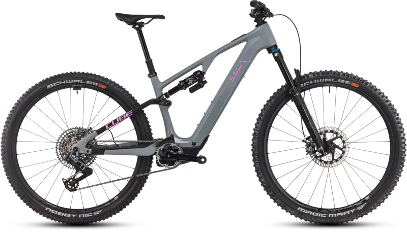 Cube Ams Hybrid One44 c:68x SLX 55Nm 400Wh eBike Grey/Purple