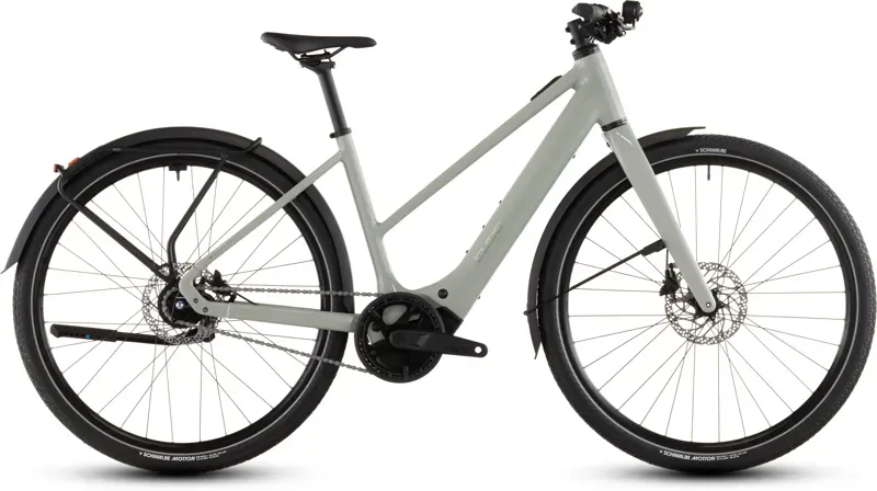 Cube Editor Hybrid SLX 400x FE eHybrid Bike in Reed Beige/Chrome