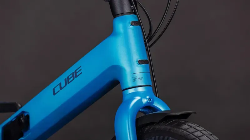 Cube Fold Hybrid Comfort 545 eFolding Bike in Azure/Reflex-6