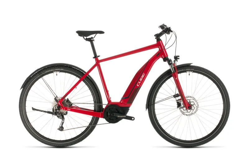 electric bike red