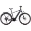 Cube Touring Hybrid Pro 625 Electric Bike in Metallic Grey/Chrome