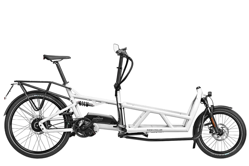 Riese and Muller Load 60 Vario HS Electric Bike White