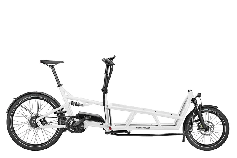 Riese and Muller Load 75 Vario Electric Bike White-10
