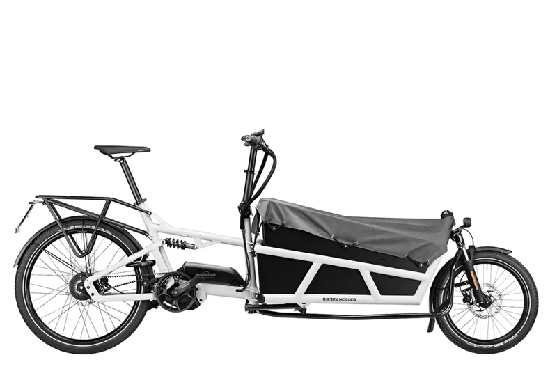 Riese and Muller Load 75 Vario Electric Bike White-2