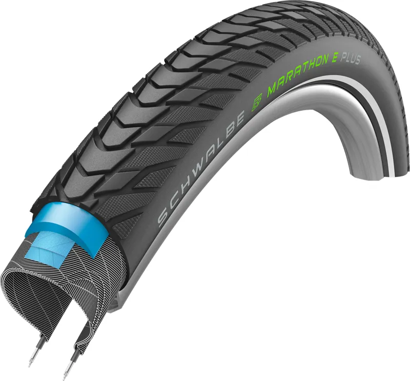 Schwalbe Marathon E-Plus 27.5 x 2.00 Addix-E Performance Smart DualGuard Tyre in Black (Wired)