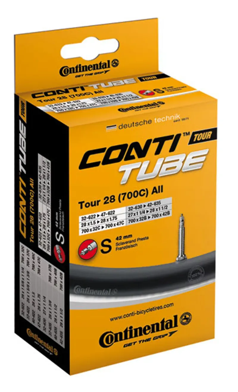 Continental Wide 40mm 29-inch Schrader Valve MTB Tube in Black
