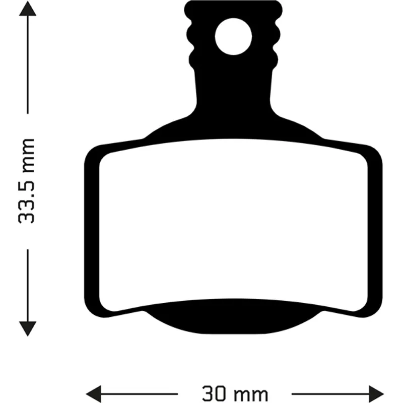 Aztec Magura MT Organic Brake Pads In Black