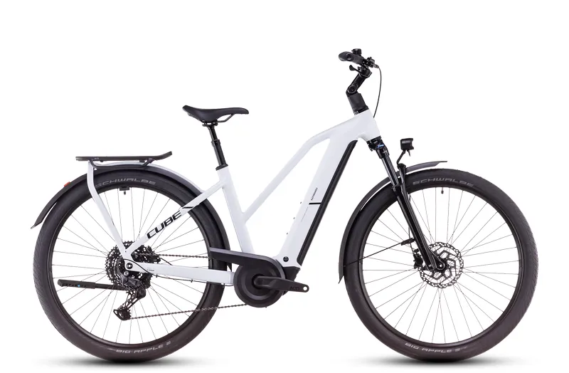 Cube Kathmandu Hybrid One 800 2025 Electric Bike Polarwhite/Black