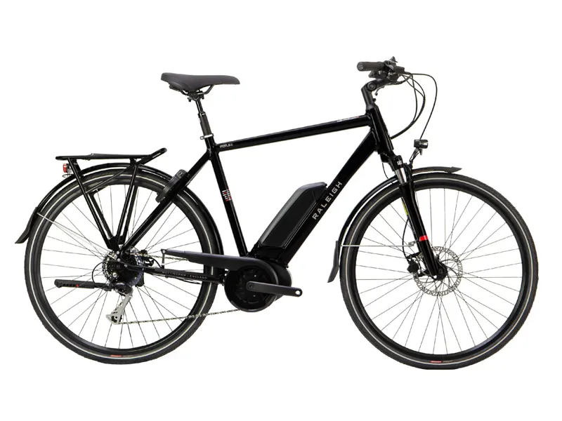 Raleigh Motus Grand Tour Hub Gear Mens Bosch eBike Black