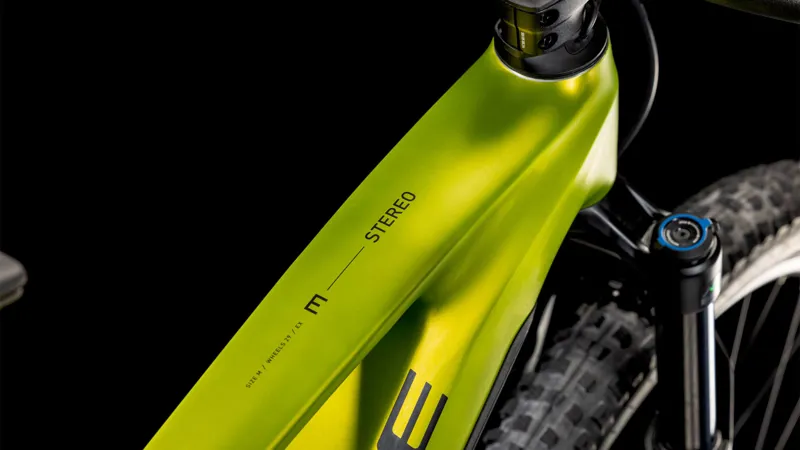 Cube Stereo Hybrid One44 EX eMountain Bike in Lizard/Black-2