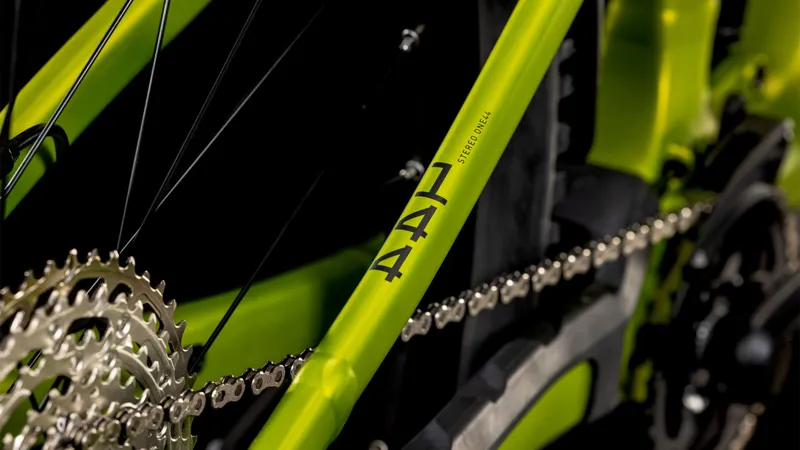 Cube Stereo Hybrid One44 EX eMountain Bike in Lizard/Black-7