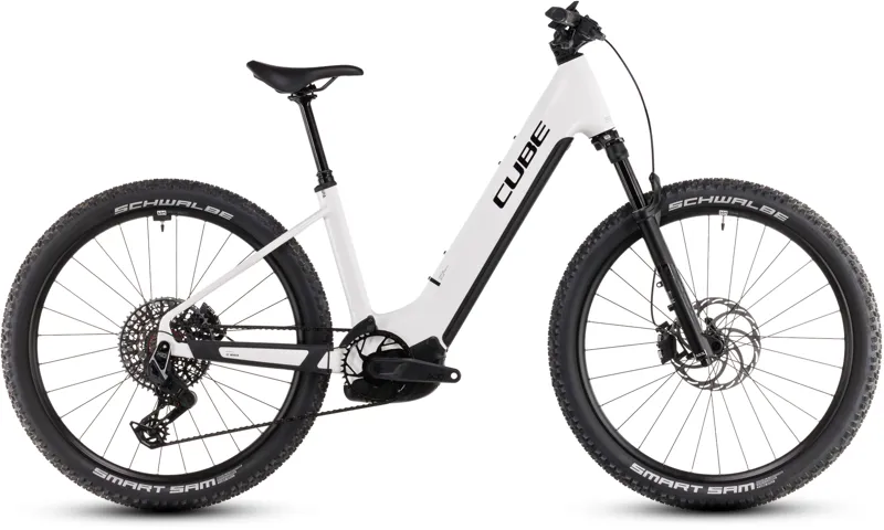 Cube Reaction Hybrid Slt 800 2025 Electric Bike Metallicwhite/Black