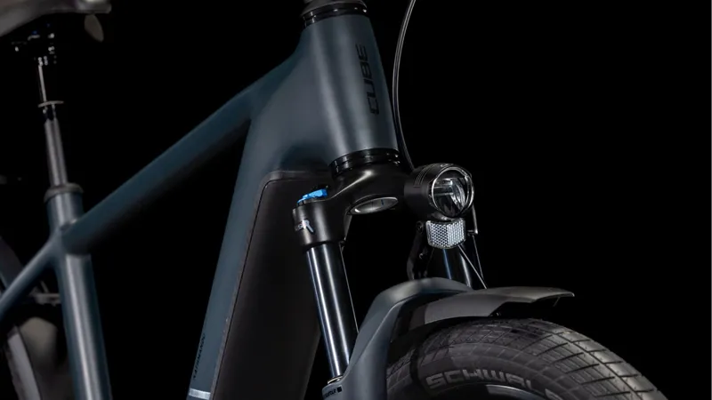 Cube Kathmandu Hybrid Comfort Pro 800 2025 Electric Bike Night/Chrome-6