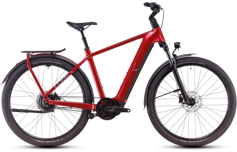 Cube Kathmandu Hybrid Comfort Pro 800 2025 Electric Bike Electricre/Red