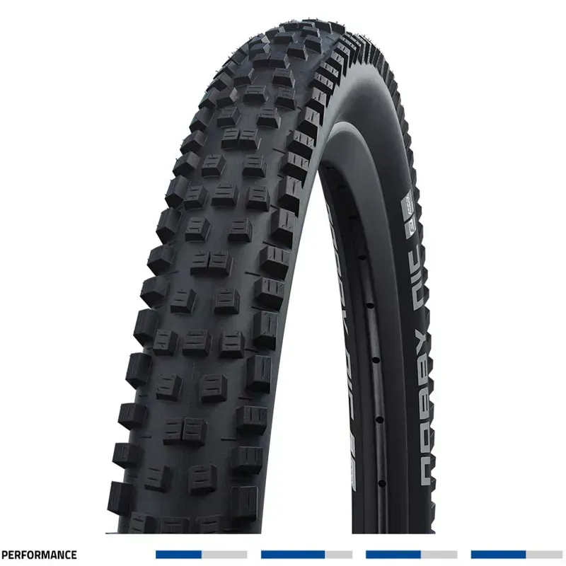 Schwalbe Nobby Nic Performance Addix TLR Folding MTB Tyre in Black