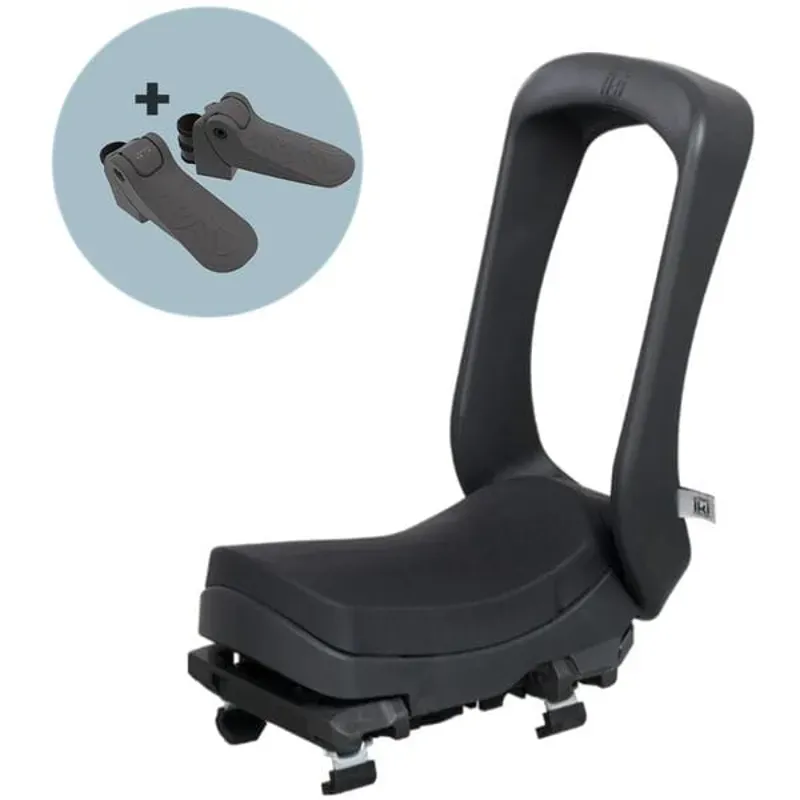 Child Bike Rack Mount Junior Seat With Foot Rests and Hip Harness